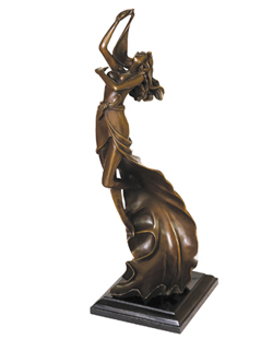 bronze dance sculpture-DF004