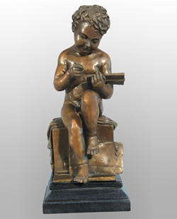 Bronze Kids Sculpture-KT010