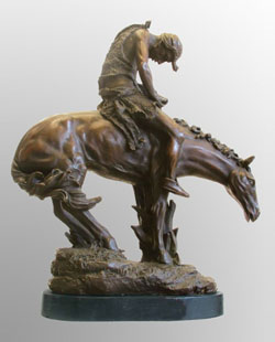 Bronze Soldier Sculpture-ST007