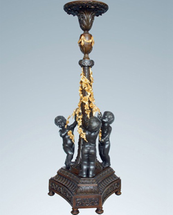 Bronze Candleholder Sculpture-DT001