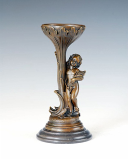 Bronze Candleholder Sculpture-DT008