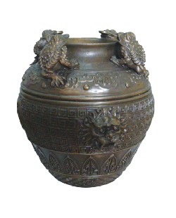 Bronze Vase Sculpture-VH009