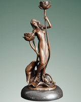 Bronze Candleholder Sculpture-DT003