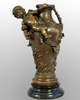Bronze Vase Sculpture-VT001
