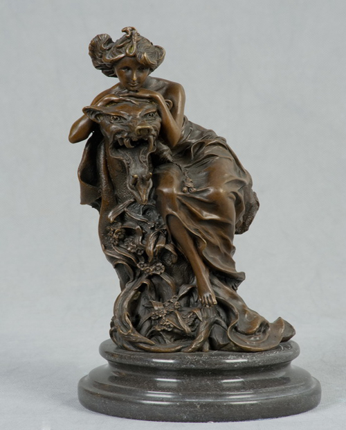 Bronze woman statue HYF-1017
