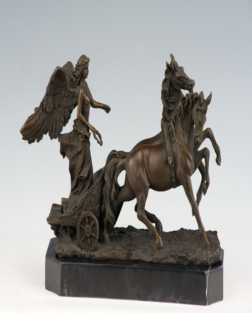 Bronze riding statue HYF-1019