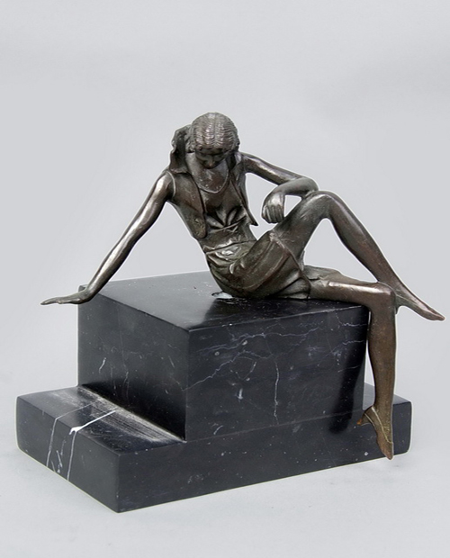 Bronze sculpture woman statue HYF-1023