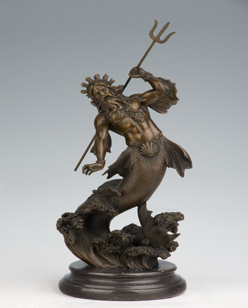 Bronze sea god statue HYF-1030